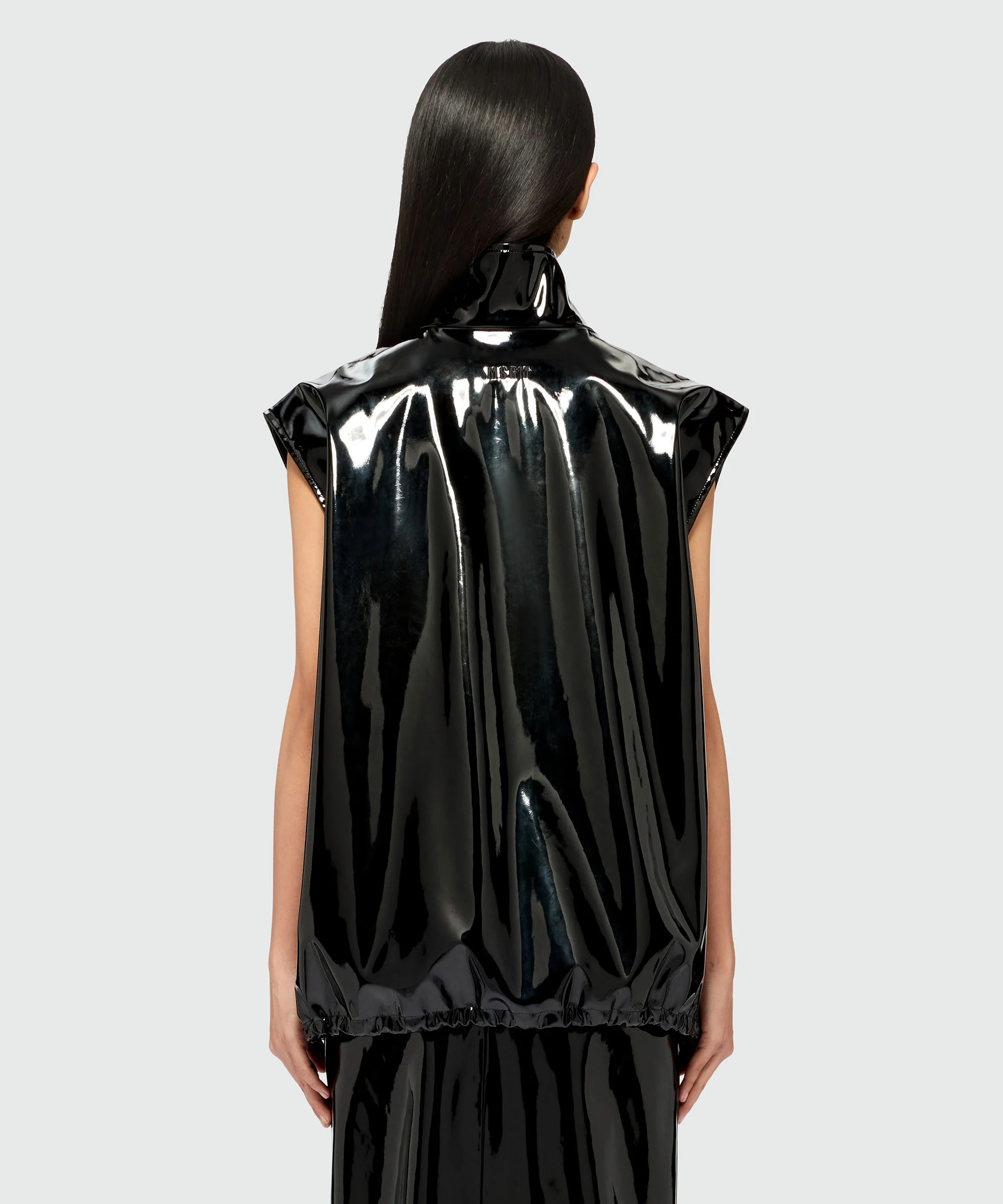 Black vinyl vest - Image 3