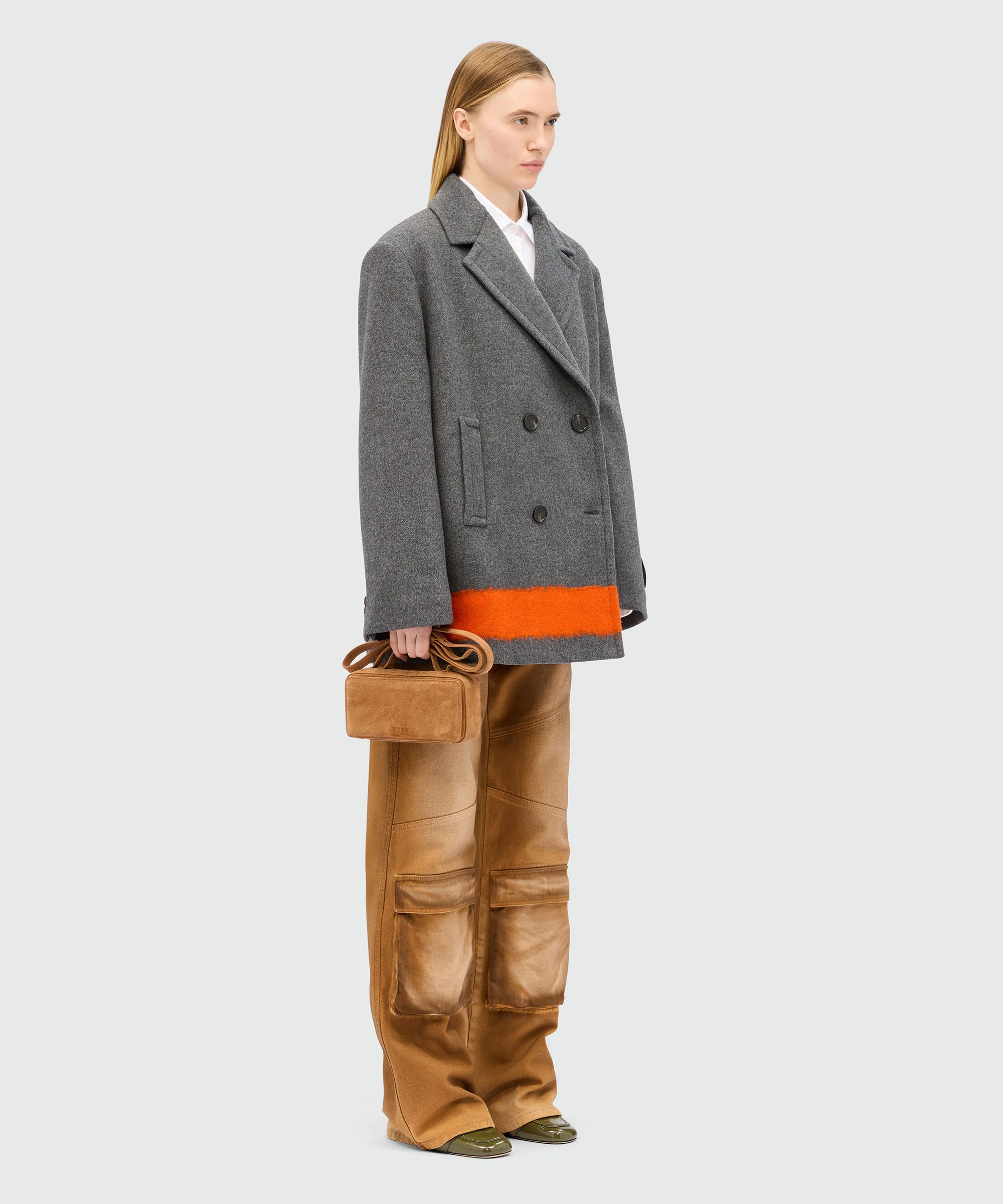 Brown suede bag - Image 5