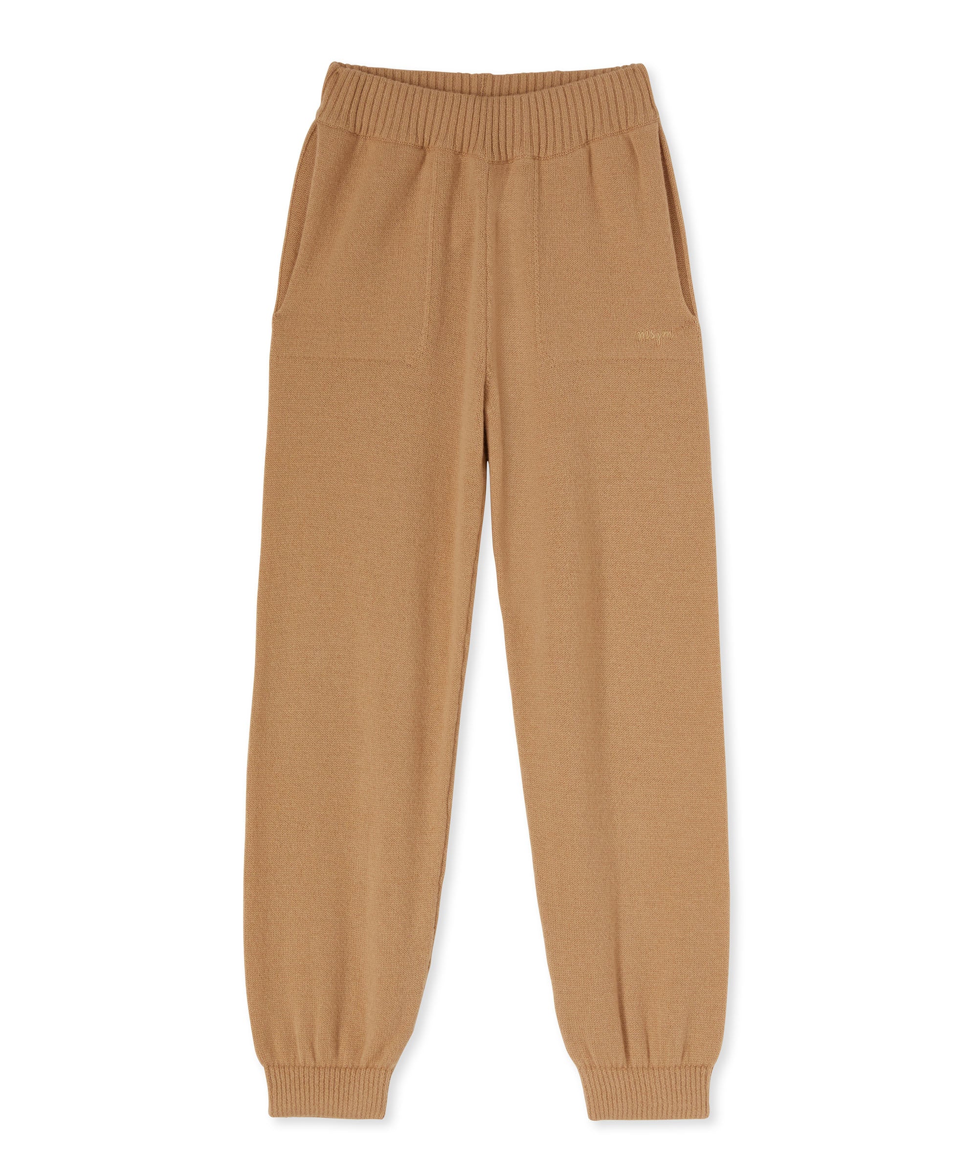 Cashmere blend track pants