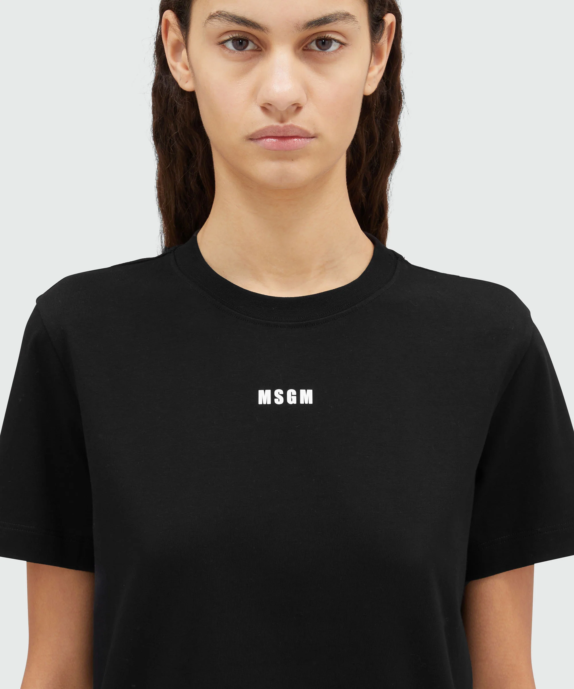 Cotton T-shirt with micro logo - Image 5