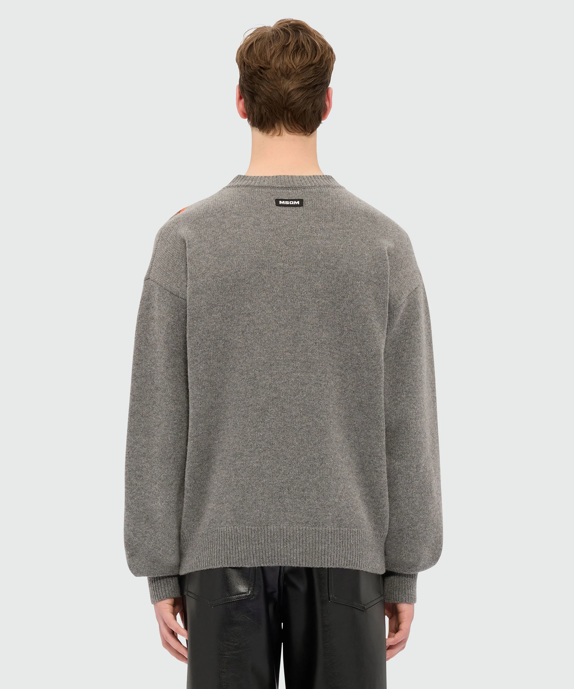 Grey sweater with "Sketched Bunnies" print - Image 3