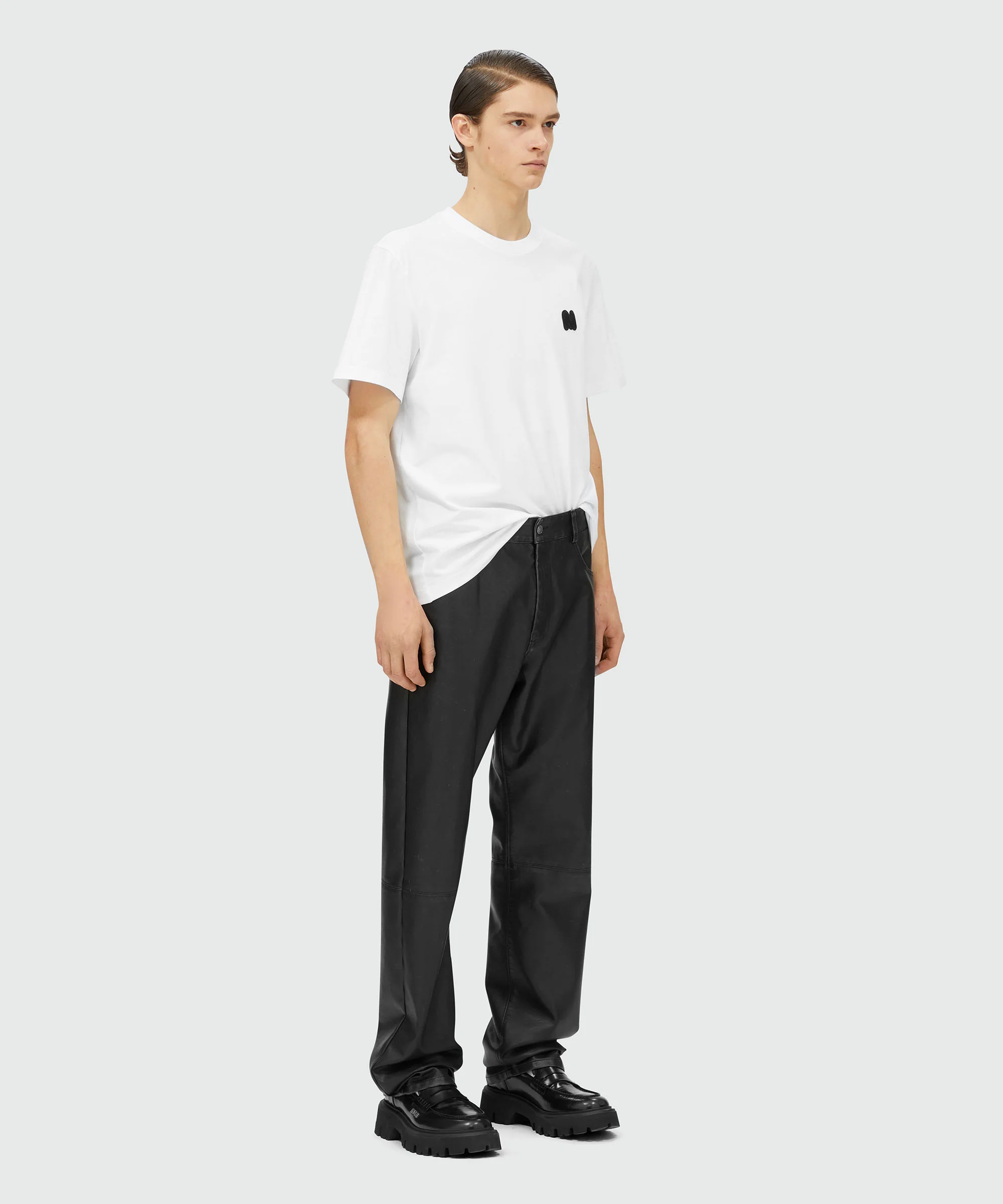 Jersey cotton T-shirt with "TheMwave" patch - Image 4