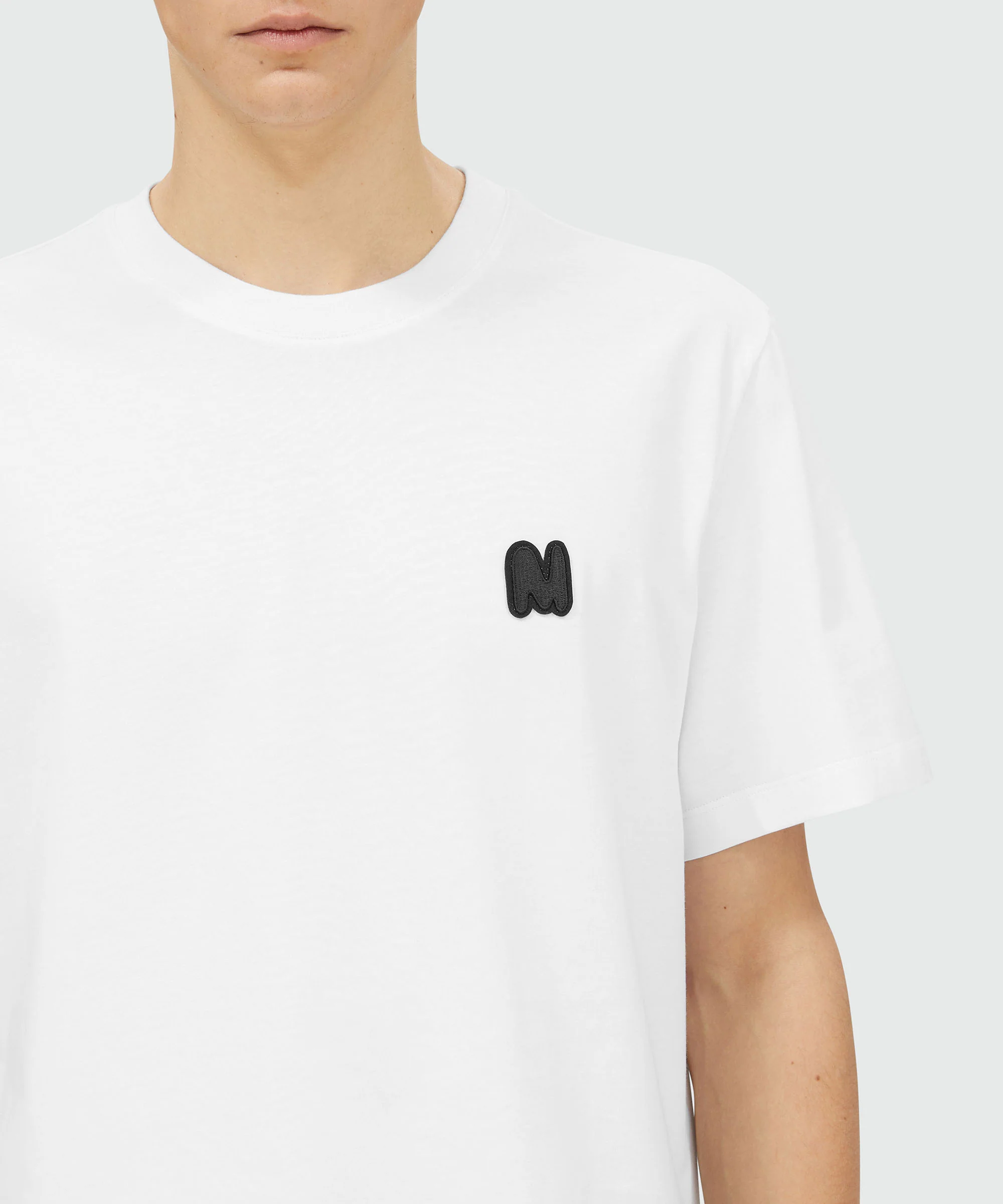 Jersey cotton T-shirt with "TheMwave" patch - Image 5
