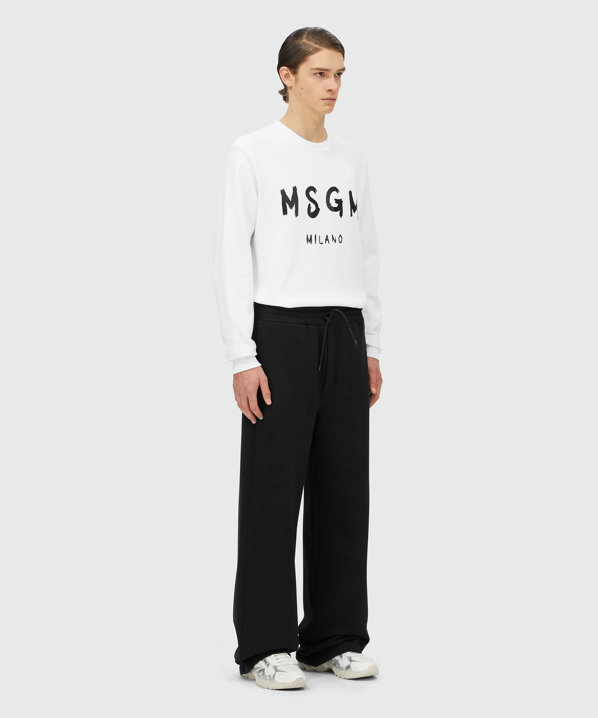 Long sleeved cotton sweatshirt - Image 4