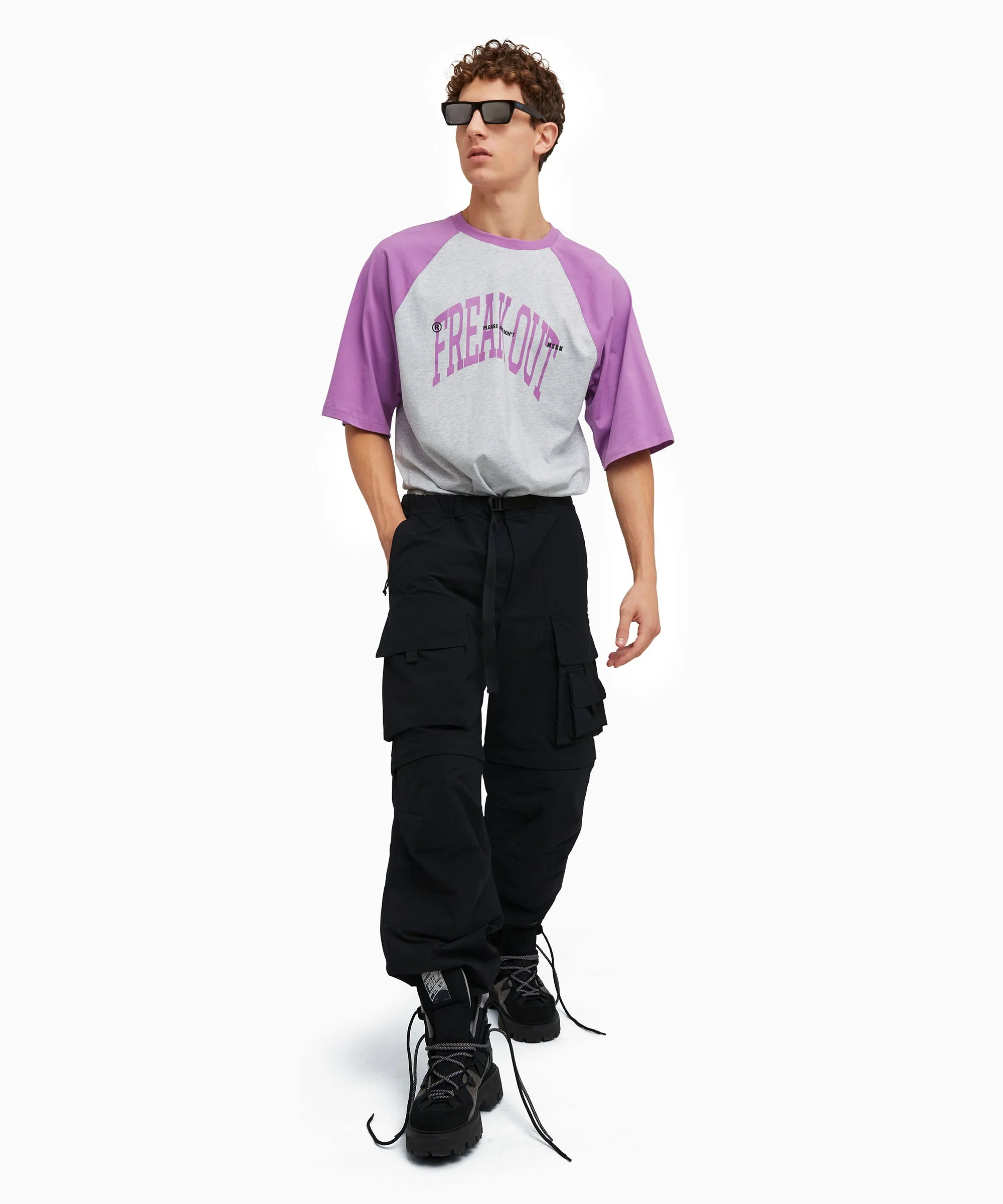 Mirrored sunglasses in Polaroid acetate for MSGM - Image 5