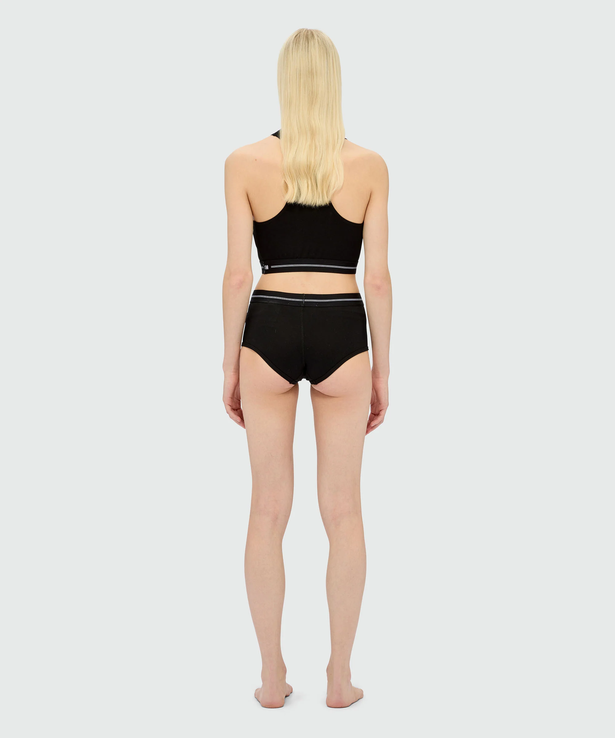 MSGM black jersey briefs with elastic - Image 3