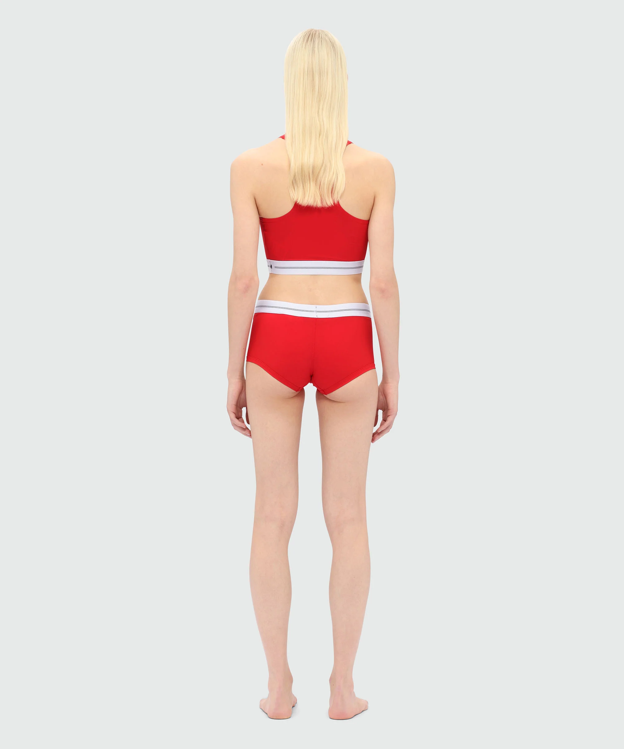 MSGM red jersey briefs with elastic - Image 3